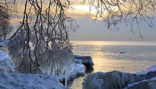 Lake Ontario in the winter